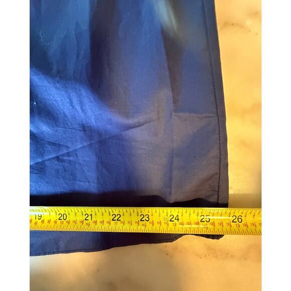 NWT Parker off the shoulder floral Embroidery Navy Blue Large mini dress - Picture 8 of 13